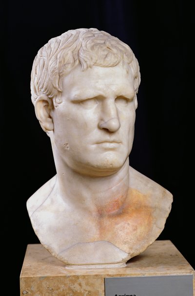 Busto di Agrippa (63-12 a.C.) da Roman